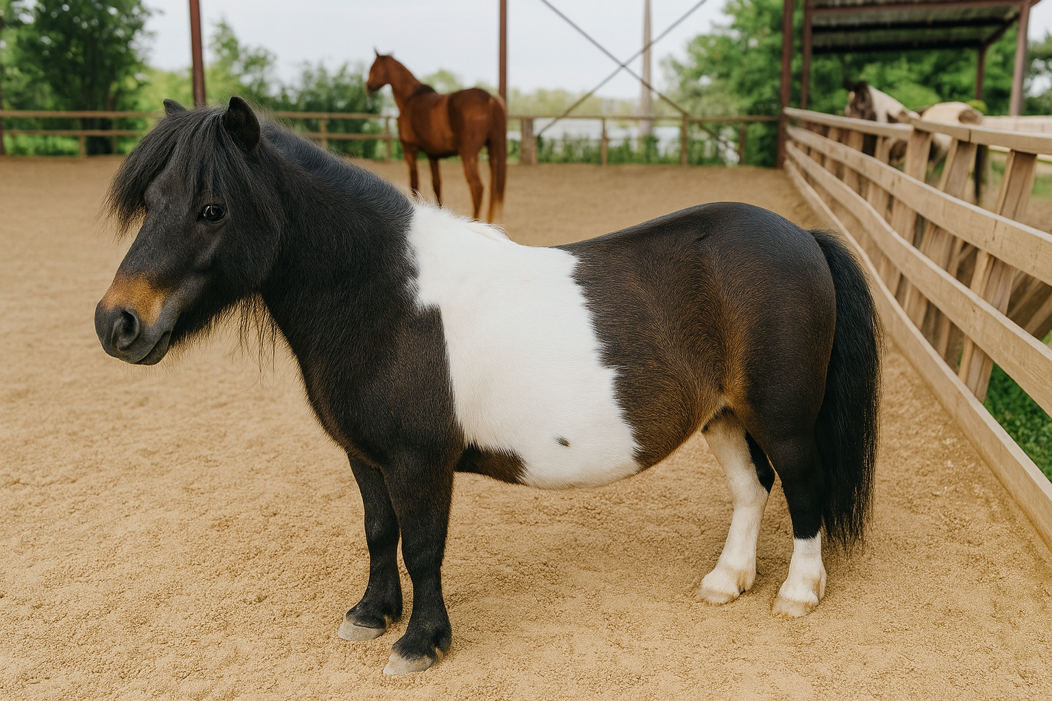 Poney shetland du club nommé Etil